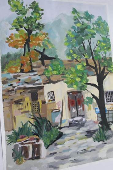 说明: 桌子上放着一盆植物低可信度描述已自动生成